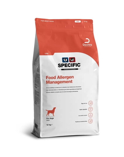 SPECIFIC Dog Food Allergen Management CDD karma weterynaryjna dla psów z alergią pokarmową 12 kg