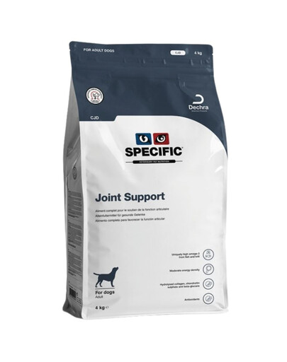 SPECIFIC Dog Joint Support CJD karma weterynaryjna dla psów wspierająca zdrowie stawów 4 kg