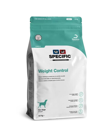 SPECIFIC Dog Weight Control CRD-2 karma weterynaryjna dla utrzymania prawidłowej masy ciała u psów 1,6 kg