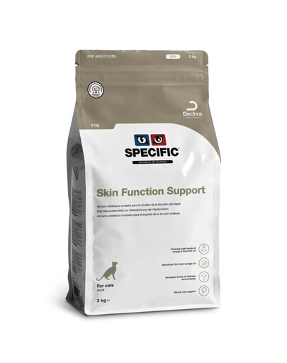 SPECIFIC Cat Skin Function Support FOD karma weterynaryjna dla kotów wspierająca skórę i sierść 2 kg