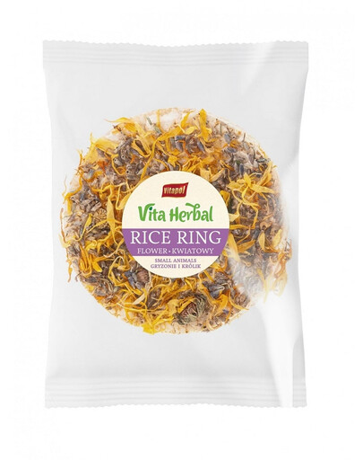 VITAPOL Rice ring Flower 1 szt. ryżowe ringi kwiatowe