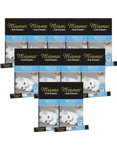 MIAMOR Cat JuniorCream 11x6x15ml Pasta mleczna z tauryną dla kociąt