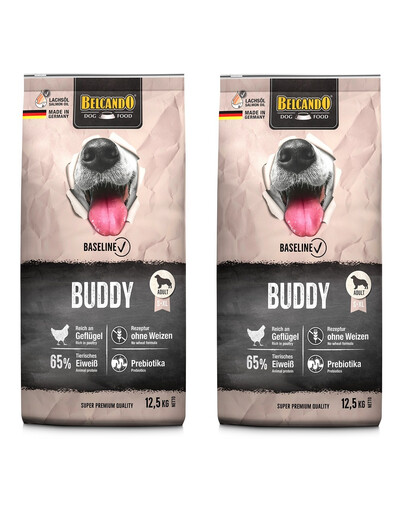 BELCANDO Baseline Buddy 2 x 12,5 kg - sucha karma dla dorosłych psów