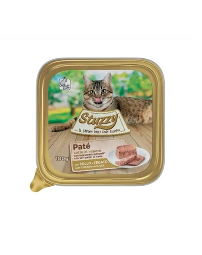 Stuzzy Cat Pate100 g - karma mokra dla kota z kurczakiem i wątróbką