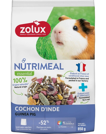 ZOLUX NUTRIMEAL 4 Guinea Pig 850 g karma mieszanka dla świnki morskiej