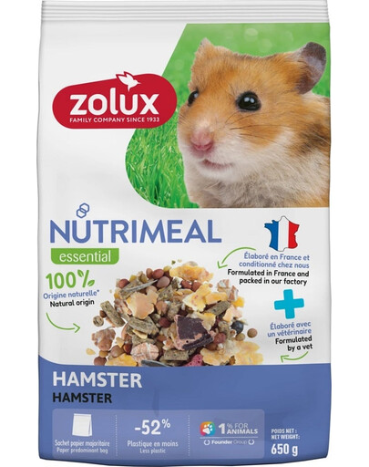 ZOLUX NUTRIMEAL Hamster 650 g karma mieszanka dla chomika