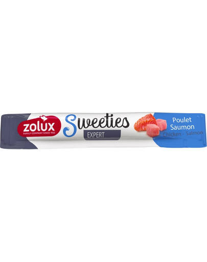 ZOLUX SWEETIES Łosoś i kurczak 14 g przysmak kremowy dla psa