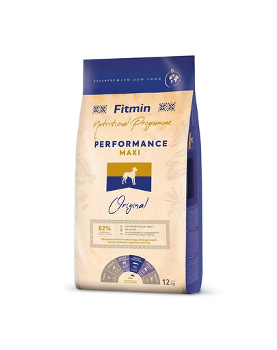 FITMIN Performance Maxi Original dla psów aktywnych ras dużych 12 kg