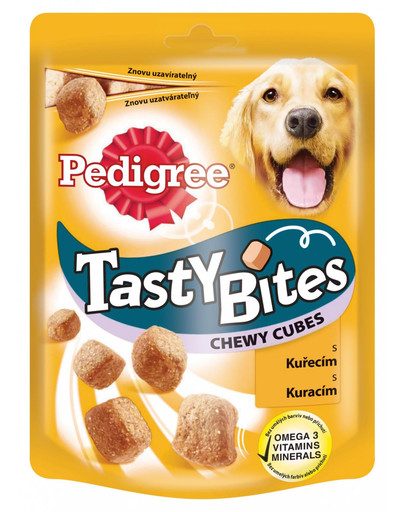 PEDIGREE Tasty Bites Chewy Cubes -  mięsne przysmaki 6x 130 g