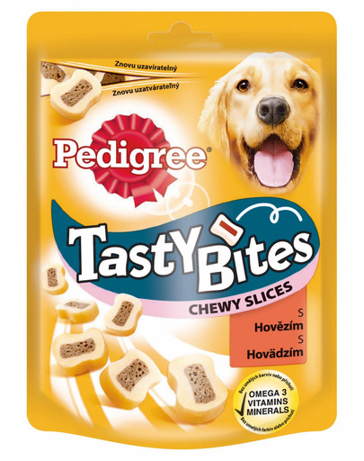 PEDIGREE Tasty Bites Chewy Slices - mięsne przysmaki 6x 155 g