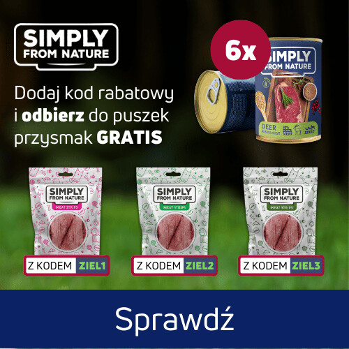 Promocja SIMPLY FROM NATURE wybrany przysmak gratis