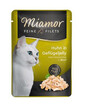 MIAMOR Feline Filets 100 g - Mokra karma dla kotów, Kurczak i drób w galaretce 100 g