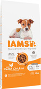 IAMS ProActive Health Puppy & Junior Small & Medium Breed Chicken, 12 kg - sucha karma dla szczeniąt, ras małych i średnich, 12 kg